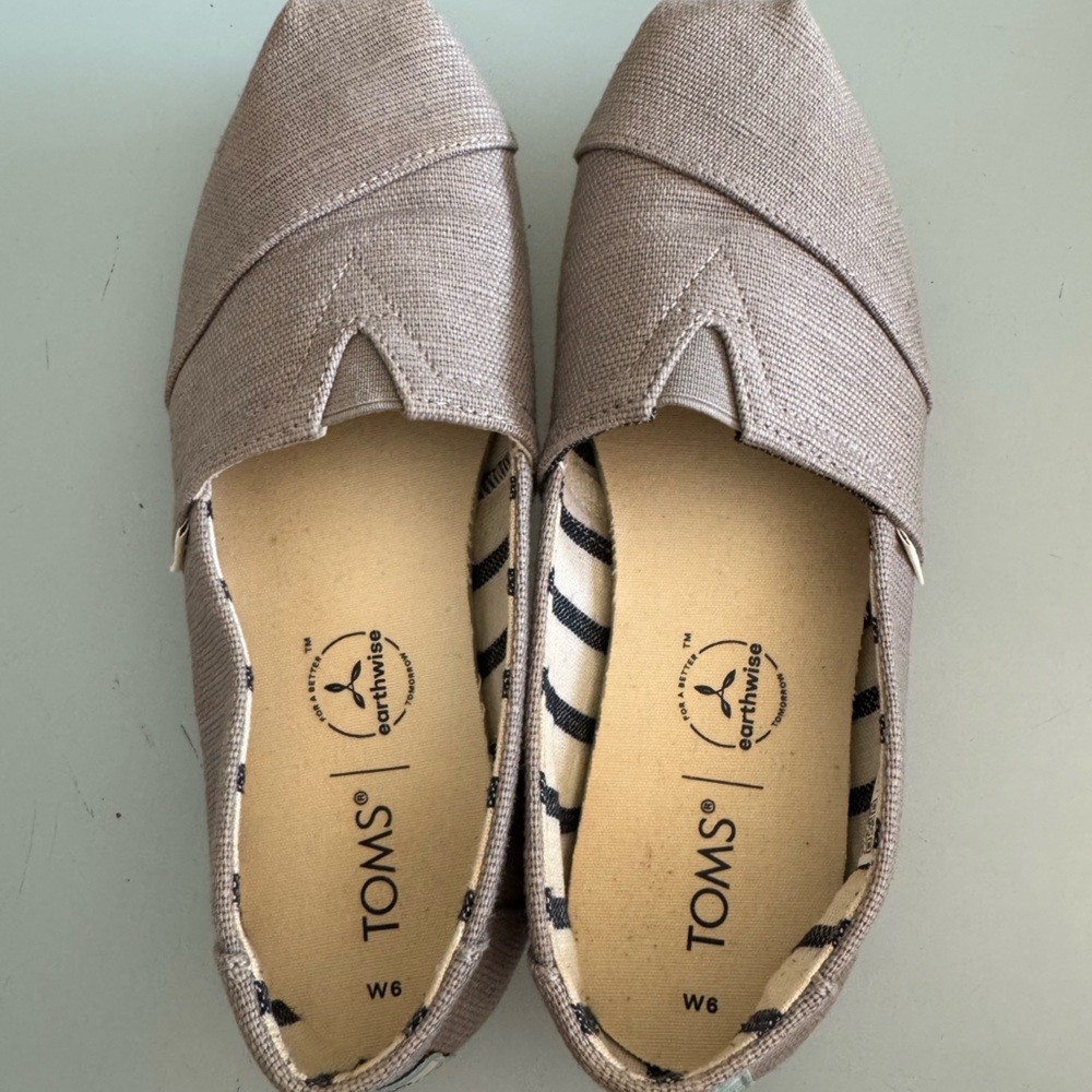TOMS Earthwise Beige Slip-Ons